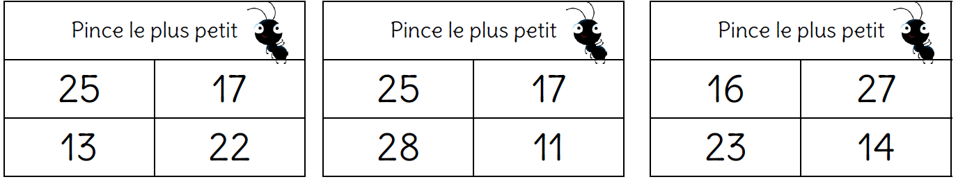 Comparaison De Nombres L Ecole De Crevette