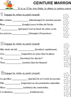 Ceintures de conjugaison