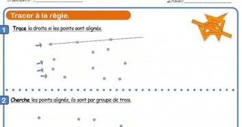 Tracés à la règle