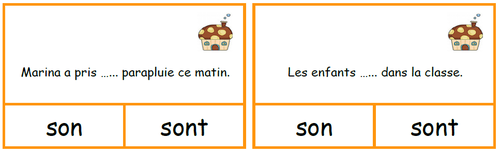 Les homophones grammaticaux