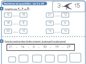 Fichier de numération CE1