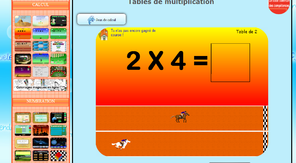 Jeu autour des tables de multiplications