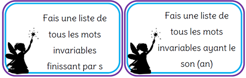 Ateliers sur les mots outils