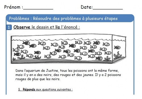 Résoudre un problème à étapes