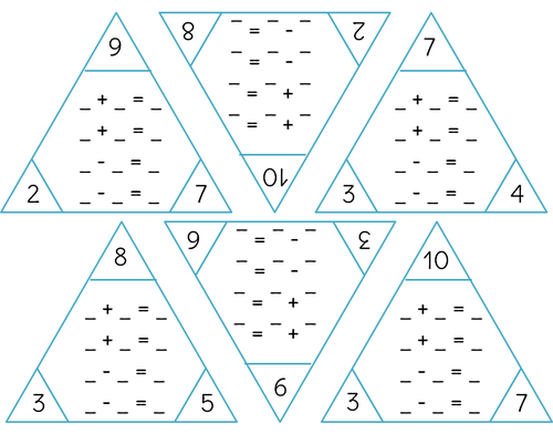 Trianocalcul : Un jeu de logique autour de l'addition et de la soustraction