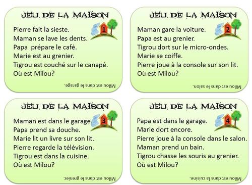 Le jeu de la maison