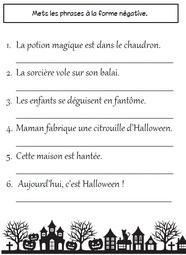 Cahier de vacances - Halloween