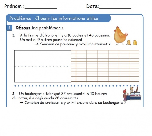 Choisir les informations utiles