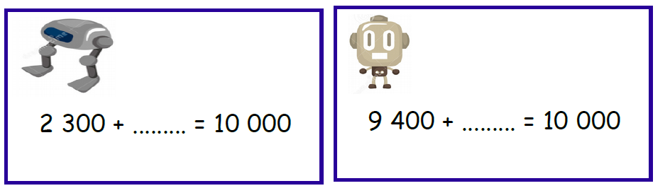 Les Complements A 10 50 100 500 1000 L Ecole De Crevette