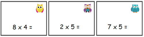 Jeux - Les tables de multiplication de 2 à 9