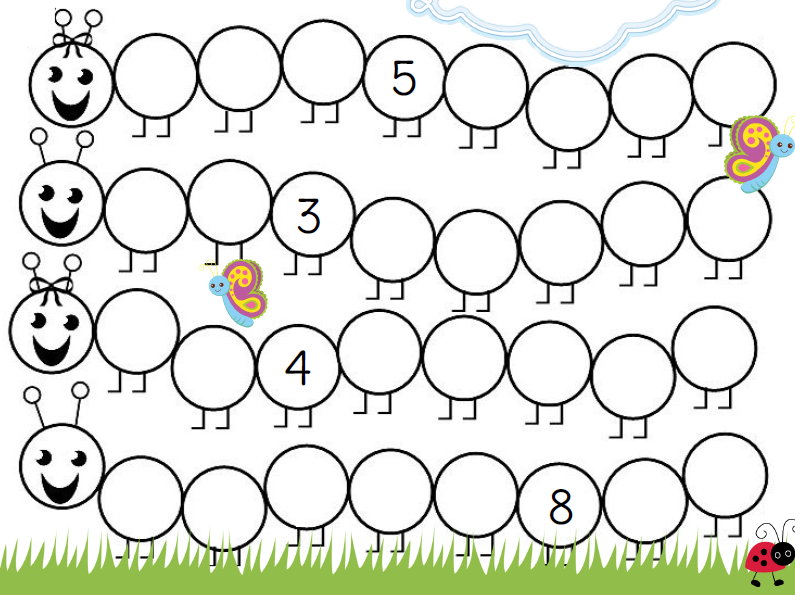 Suite De Nombres L Ecole De Crevette