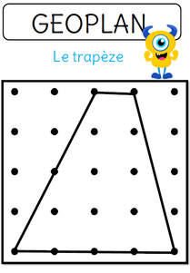 Modèles Géoplans 10x10 et ronds - 30 modèles - Mathématiques CE1, CE2, CM1,  CM2, CP - La Salle des Maitres