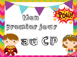 Pancarte "Mon 1er jour en CP"