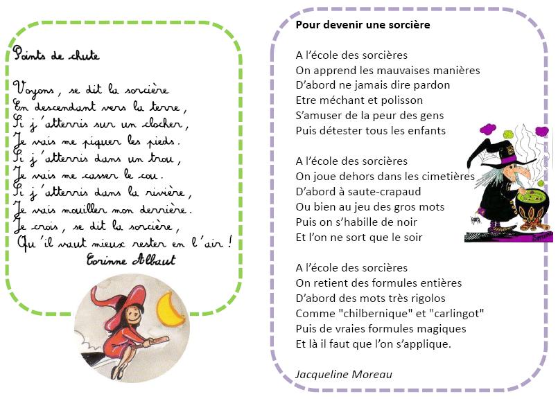 Poesies Autour D Halloween L Ecole De Crevette