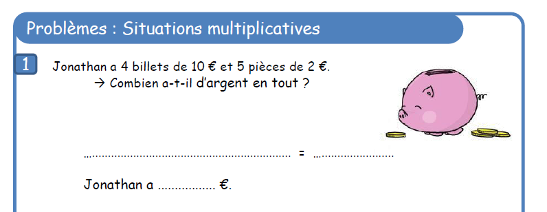 Problemes Multiplicatifs L Ecole De Crevette