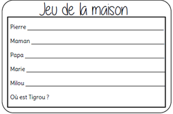 Le jeu de la maison