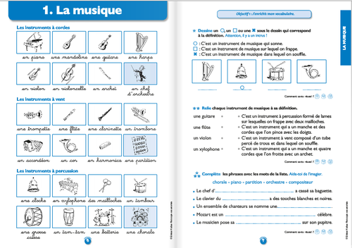 Le vocabulaire au CE1