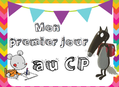 Pancarte "Mon 1er jour en CP"