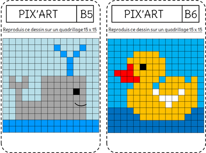 Reproduction Le Pixel Art L Ecole De Crevette