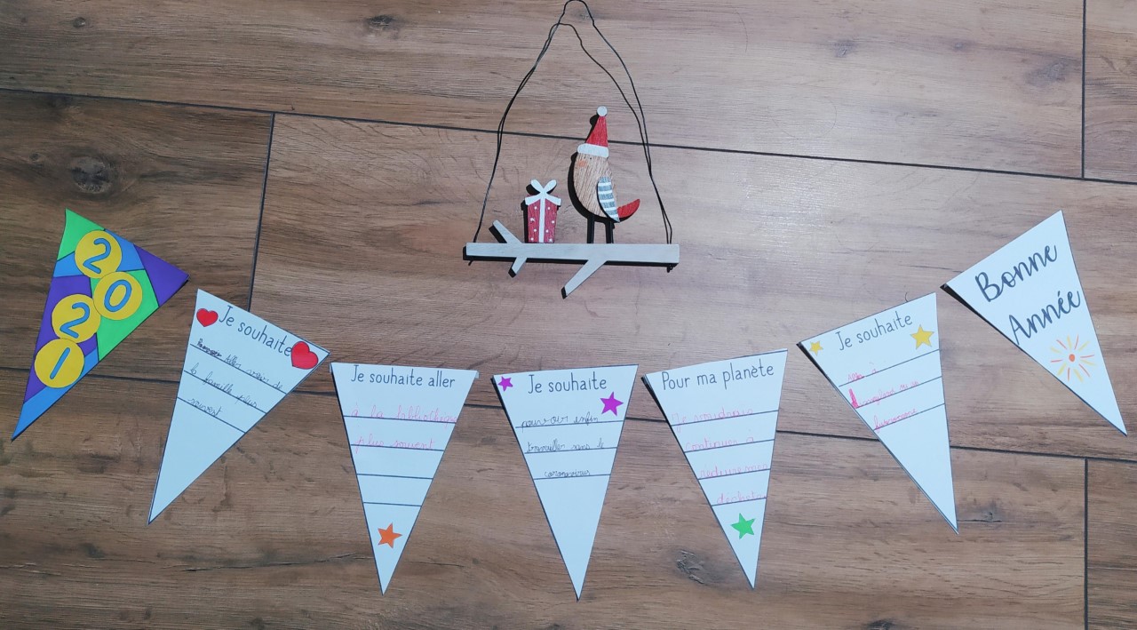 Guirlande De Vœux L Ecole De Crevette