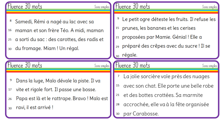La fluence au CP – L ecole de crevette