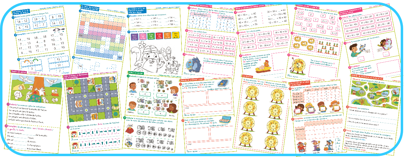 Atelier maths <100 - Atelier 11 : Jeu de plateau - Ressource